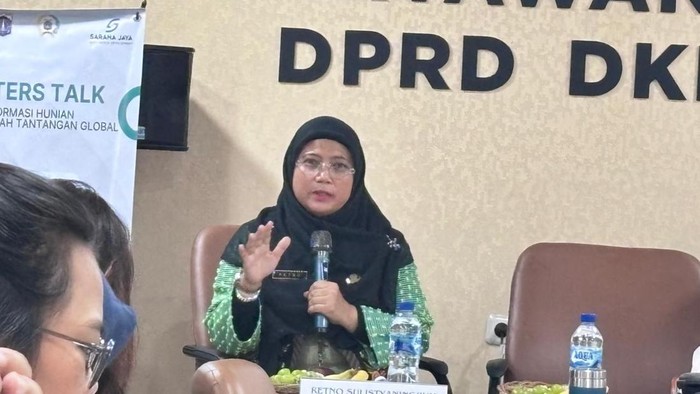 Kepala Bidang Permukiman Dinas Perumahan Rakyat dan Kawasan Permukiman (DPRKP) DKI Jakarta, Retno Sulistyaningrum.