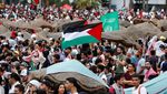 Ribuan Warga Tunisia Serbu Pantai, Dukung Kapal Bantuan ke Gaza