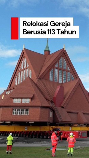 Video: Terancam Perluasan Tambang, Gereja Swedia 113 Tahun Direlokasi Utuh