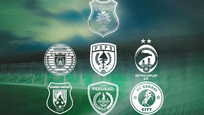 Tim penghuni Grup 1 Liga 2 musim 2025/2026. (Foto: Dok. Instagram PSMS Medan)