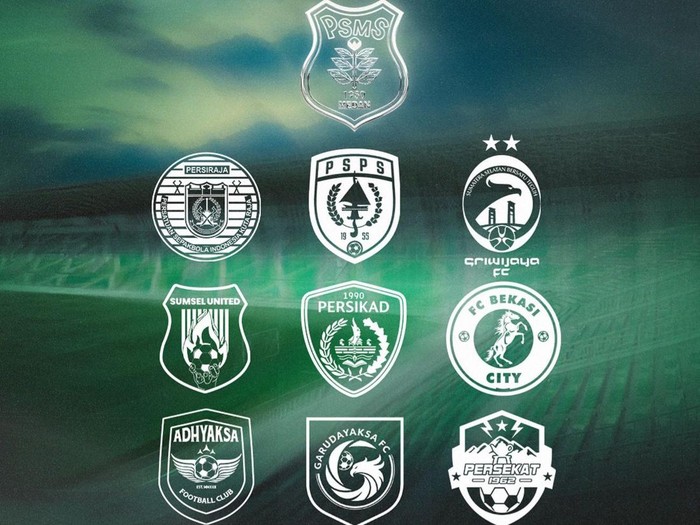 Tim penghuni Grup 1 Liga 2 musim 2025/2026. (Foto: Dok. Instagram PSMS Medan)