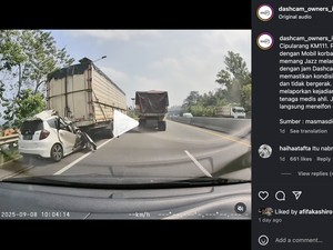 Viral Kecelakaan Maut Honda Jazz Ngebut Berujung Nabrak Bokong Truk