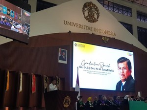 JK Ingin Lulusan UI Tak Malu Jika Harus Bangun Karier dari Bawah