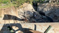 Dam atau pintu air ini bakal memberi manfaat ekonomi besar kepada masyarakat karena untuk mengairi 90 hektare sawah.