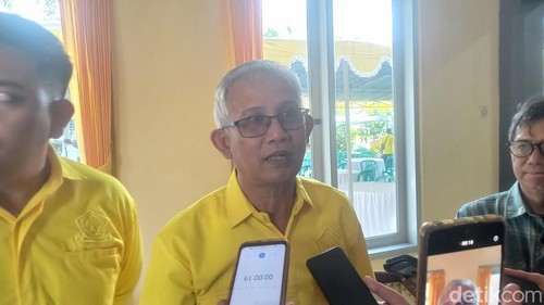 I Gede Komang Kresna Budi kembali terpilih sebagai Ketua DPD Partai Golkar Kabupaten Buleleng periode 2025-2030. (Foto: Made Wijaya Kusuma/detikBali)