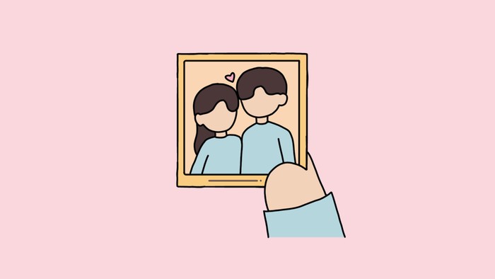 Ilustrasi foto bareng idola hasil generate prompt Gemini AI Polaroid