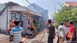 Foto Kebakaran Rumah di Pasuruan Sempat Membuat Warga Sempat Panik