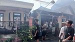 Foto Kebakaran Rumah di Pasuruan Sempat Membuat Warga Sempat Panik