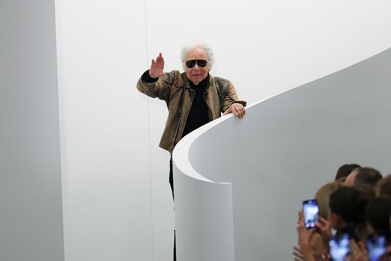 NEW YORK, NEW YORK - SEPTEMBER 10: A model walks the runway at the Ralph Lauren show during September 2025 New York Fashion Week on September 10, 2025 in New York City. (Photo by Dia Dipasupil/Getty Images)