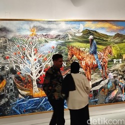 Menikmati Lukisan Seniman Anggota SBY Art Community di Jakarta