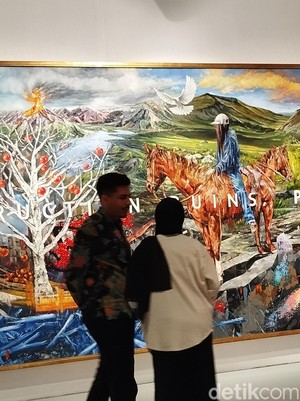 Menikmati Lukisan Seniman Anggota SBY Art Community di Jakarta