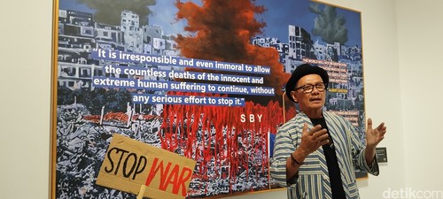 Menikmati Lukisan Seniman Anggota SBY Art Community di Jakarta