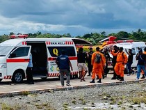 Jenazah 4 Korban Heli Jatuh di Mimika Diterbangkan ke Rumah Duka Siang Ini