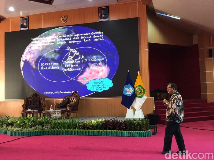 Pemaparan hasil riset Universitas Palangka Raya dalam kunjungan Kemendiktisaintek, Kamis (11/9/2025).