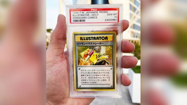 Pikachu Illustrator card. (Dok. guinnessworldrecords)