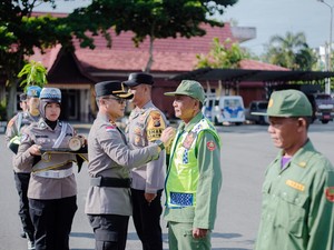 Polres Bengkalis Kukuhkan Puluhan Green Satkamling, Jaga Keamanan dan Alam