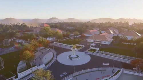 Rancangan desain penataan kawasan titik nol Kota Singaraja, Buleleng, Bali. (Foto: Dok. Pemkab Buleleng)