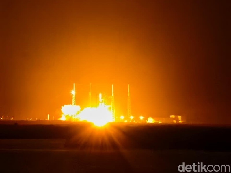 Satelit Nusantara Lima sukses meluncur, Jumat 12 September 2025 dari Cape Canaveral, Florida, AS