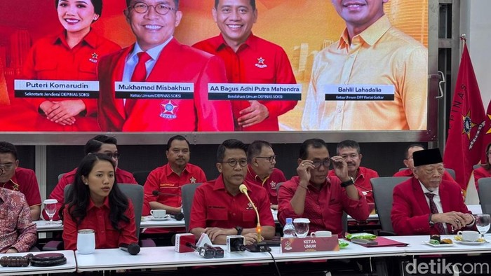 Sentral Organisasi Karyawan Swadiri Indonesia (Soksi) resmi mendapat pengesahan badan hukum dari Kementerian Hukum (Kemenkum) periode 2025-2030. (Belia/detikcom).