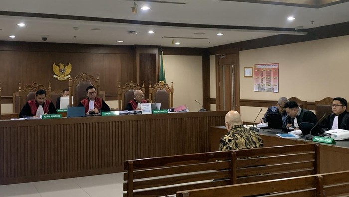 Sidang mantan Dirut Taspen ANS Kosasih (Mulia/detikcom)