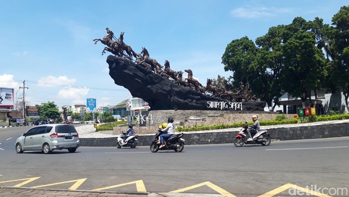 Simpang Siaga Patung Kuda Boyolali akan dilakukan penataan. foto diunggah Jumat (12/9/2025).