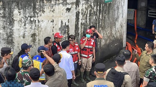 Wapres Gibran Rakabuming Raka meninjau Pasar Badung dan Pasar Kumbasari, Jumat (12/9/2025). (Rizki Setyo/detikBali)