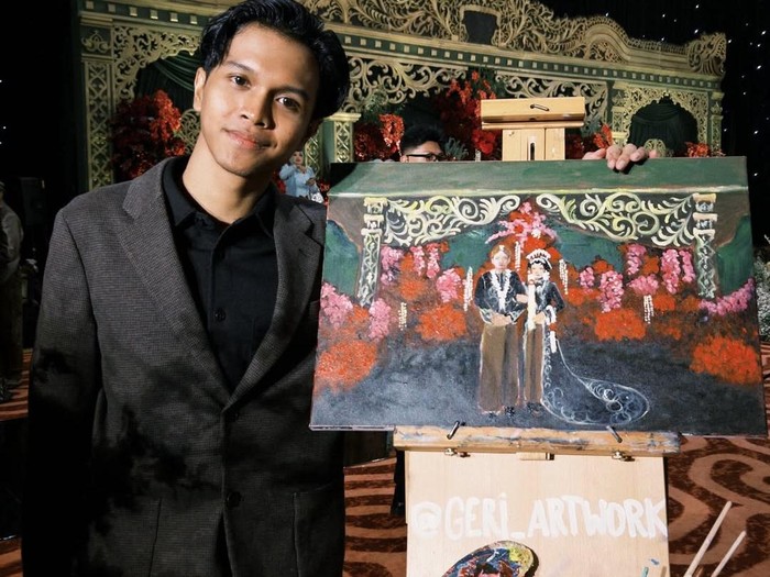 Tren baru wedding painting di industri pernikahan menjadi favorit para pengantin. Tren wedding painting ini juga menjadi peluang bisnis terbaru.