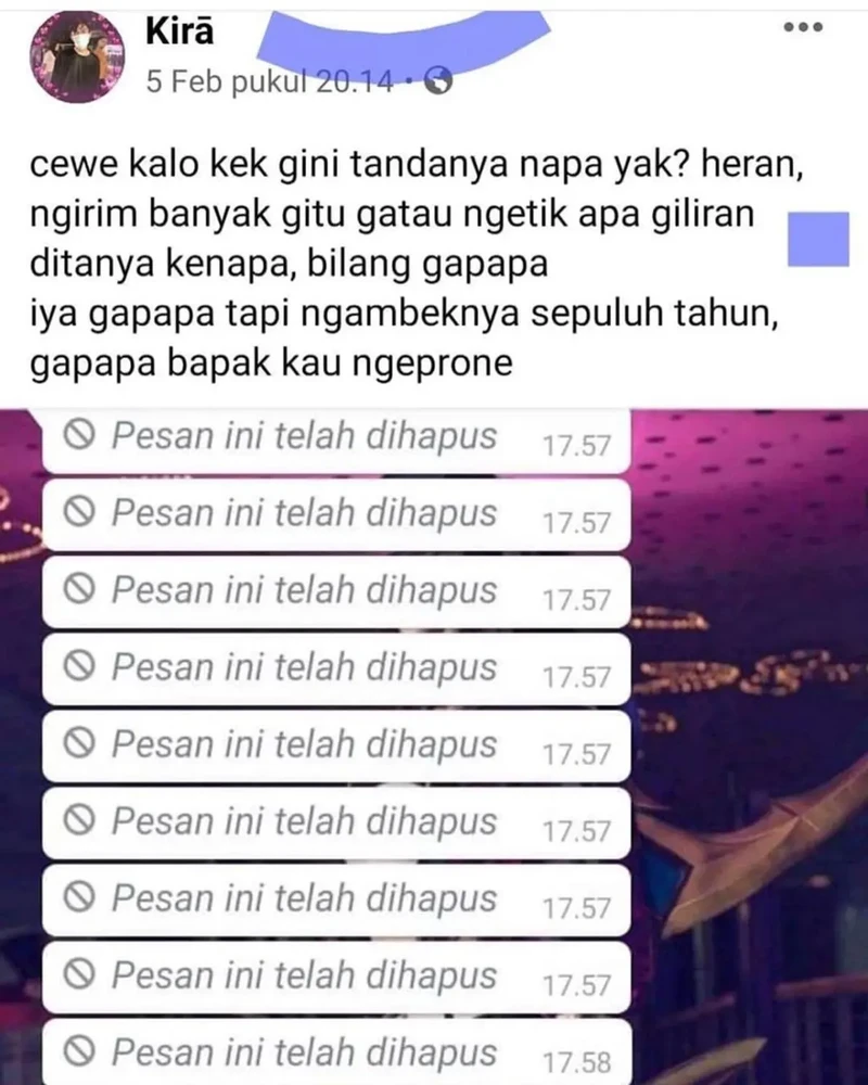 Putus cinta memang menyakitkan. Contohnya kayak kumpulan chat berikut ini. Ada yang pacarannya cuma lima detik terus langsung putus.