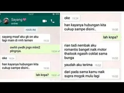 Chat Putus Cinta yang Bikin Ikut Galau, Sabar ya Bro!