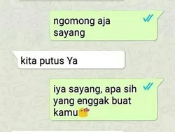 Chat Putus Cinta yang Bikin Ikut Galau, Sabar ya Bro!