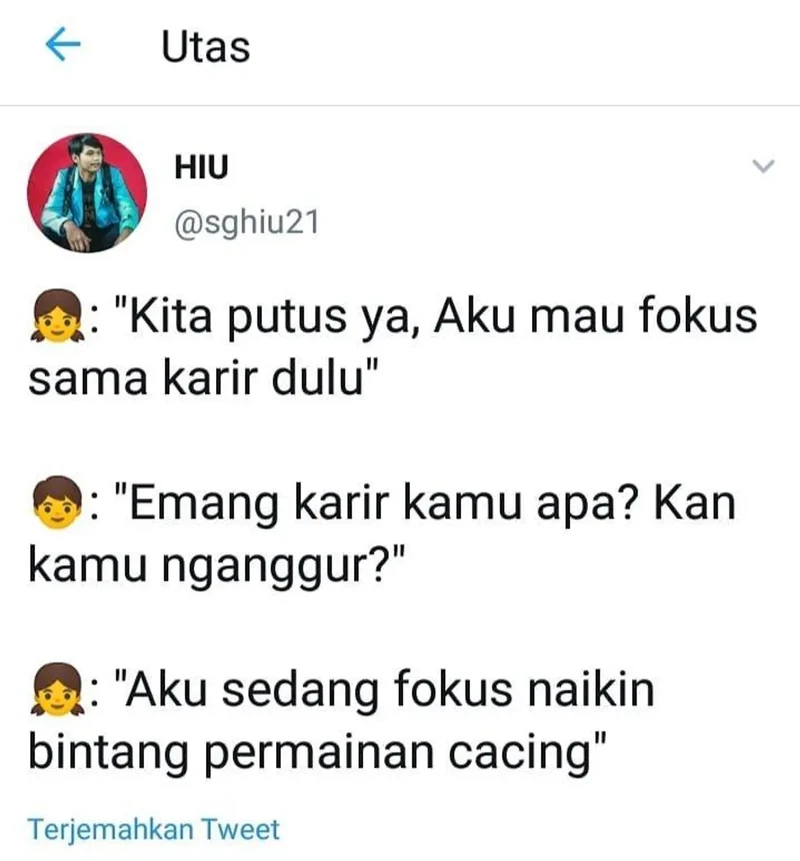 Putus cinta memang menyakitkan. Contohnya kayak kumpulan chat berikut ini. Ada yang pacarannya cuma lima detik terus langsung putus.