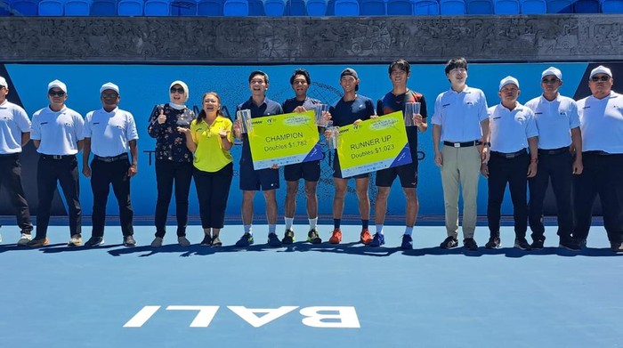 Indonesia berjaya di seri ketujuh Amman Men’s World Tennis Championship. Ini setelah Christopher Rungkat/Muhammad Rifqi Fitriadi merengkuh gelar juara.