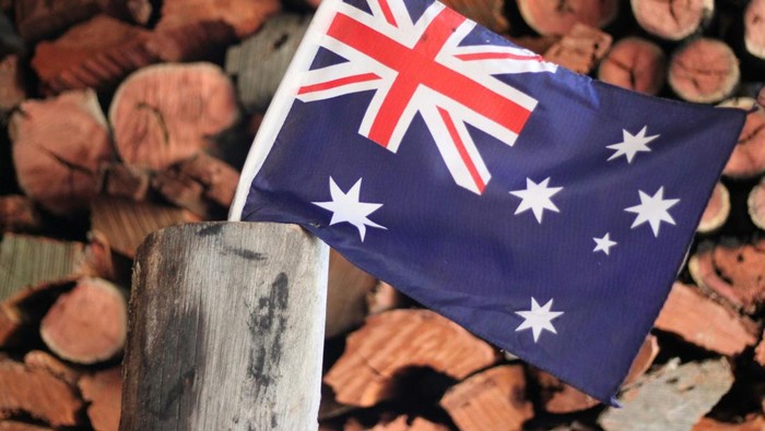 Ilustrasi bendera Australia