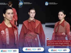 Keren! Busana Karya Siswa SMK Tampil di Ajang Fashion Dunia Hong Kong