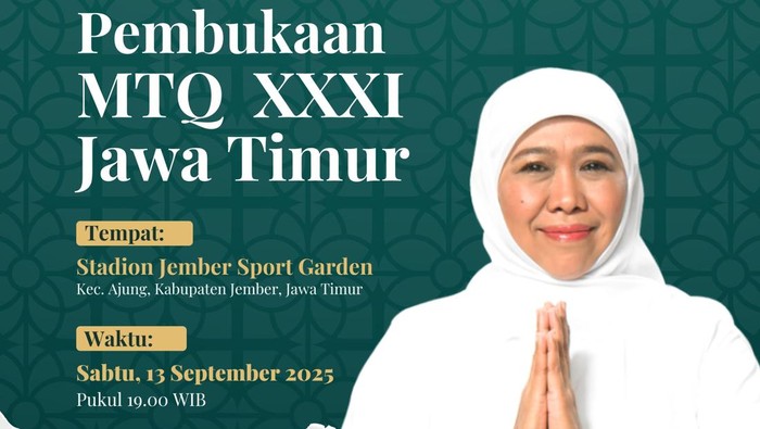 MTQ XXXI Jatim Gubernur Jawa Timur Khofifah Indar Parawansa