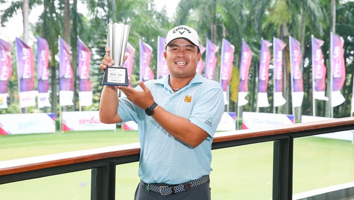 Kejuaraan golf The Indonesia Pro-Am telah tuntas. Pegolf Thailand, Nopparat Panichphol, meraih gelar juara.