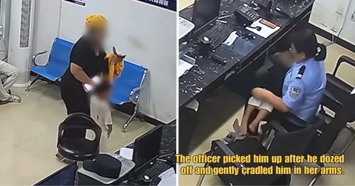 Haru! Kisah Pengantar Makanan Titip Anak ke Polisi Saat Hujan Deras