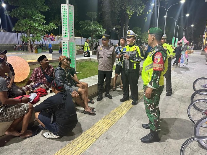 Polresta Sidoarjo Gelar Patroli Gabungan Jogo Sidoarjo Cegah Kejahatan Malam