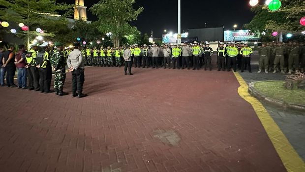 Polresta Sidoarjo Gelar Patroli Gabungan Jogo Sidoarjo Cegah Kejahatan Malam
