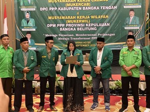 Mukerwil PPP Bangka Belitung Rekomendasikan Mardiono Jadi Ketum PPP