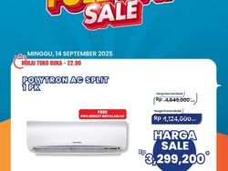 Sejuk Nyaman Pakai AC Split 1 PK, Ada Diskon di Transmart Full Day Sale