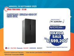 Kulkas 436L Hemat Banget di Transmart Full Day Sale, Ayo Beli!