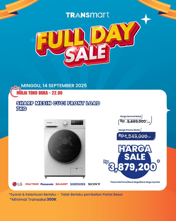 Transmart Full Day Sale 14 September 2025