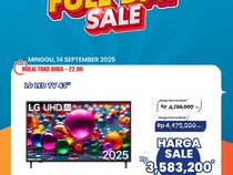 TV LED di Transmart Full Day Sale Diskon Rp 1 Jutaan!