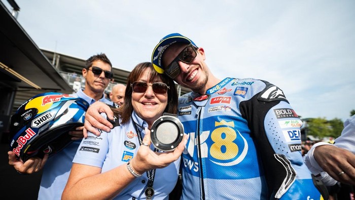 Alex Marquez finis kedua di sprint race MotoGP San Marino 2025.