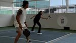 Ketika Ayu Ting Ting Main Pickleball Bareng Wendi Cagur