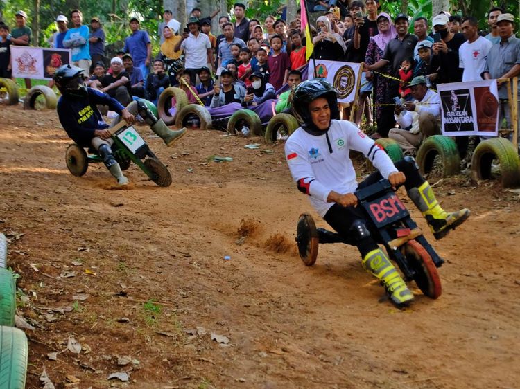 Balapan Gledekan Nusantara, Permainan Rakyat yang Jadi Festival Meriah