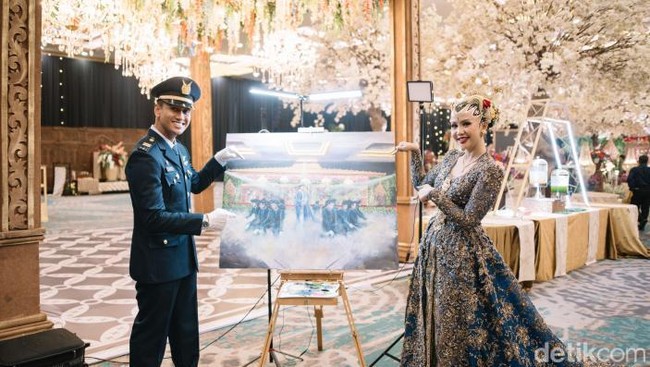 Tren Live Wedding Painting