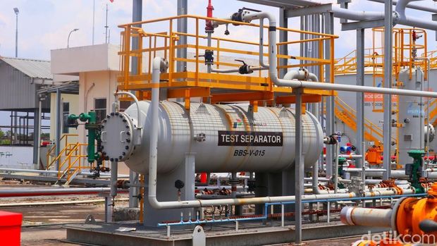 Hp separation system di SP BBS Pertamina EP Plawad Karawang