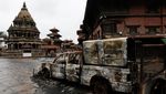 Jejak Kehancuran Pascademo Berdarah Guncang Nepal